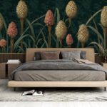 Papier peint – Kniphofia Nocturne