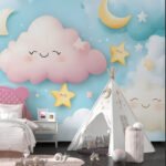 Papier peint – Cloudy Smile