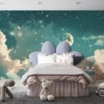 Papier peint – Nuit magique étoilée
