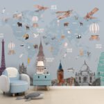 Papier peint – Odyssée des Continents