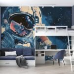 Papier peint – Astronaute cosmique