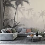 Papier peint – Palmeraie Envoûtante