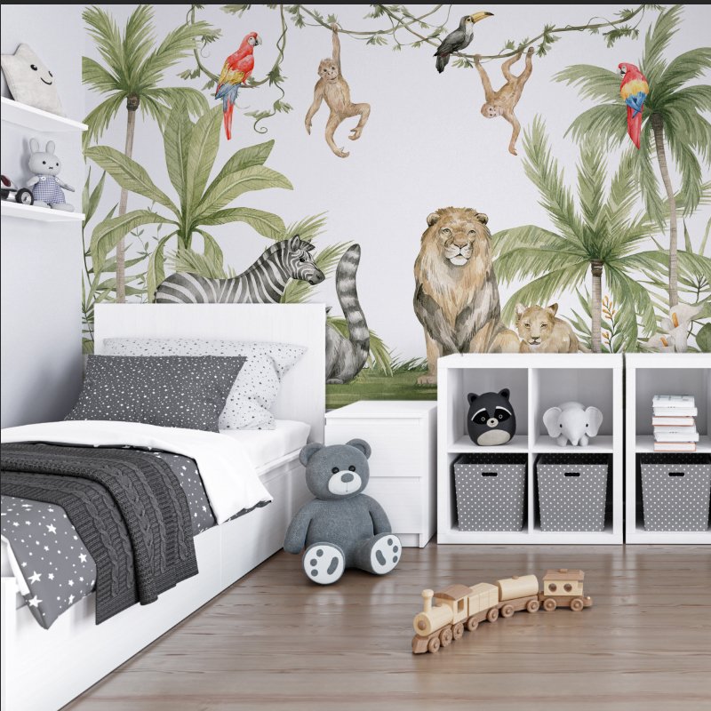 1OA2R-oPDSa8prLXmZxFv4VPJHLT0gpebw2000Aventure-dans-la-Jungle-Tropicale.jpg Papier peint – Aventure dans la Jungle Tropicale – Image 1