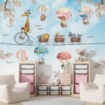 Papier peint – Train des Nuages