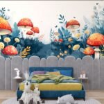 Papier peint – Forêt Enchantée des Champignons