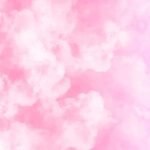 Papier peint – Nuages roses pastel