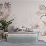 Papier peint – Gravure Tropicale Sable