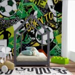 Papier peint – Graffiti du Big Game