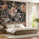 Papier peint – Symphonie Florale Nocturne (1)