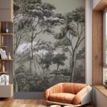 Papier peint – Forêt de bords lointains