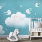 Papier peint – Rêves de Nuage Bleu