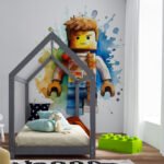 Papier peint – univers Lego