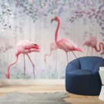 Papier peint – Tropical Pink Serenity