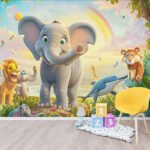 Papier peint – Safari Joyeux