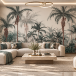 Papier peint – Palmeraie panoramique
