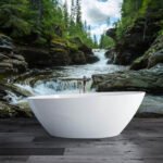 Papier peint – Rivière et cascade en forêt