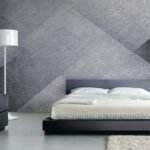 Papier peint – Plans géométriques gris effet béton