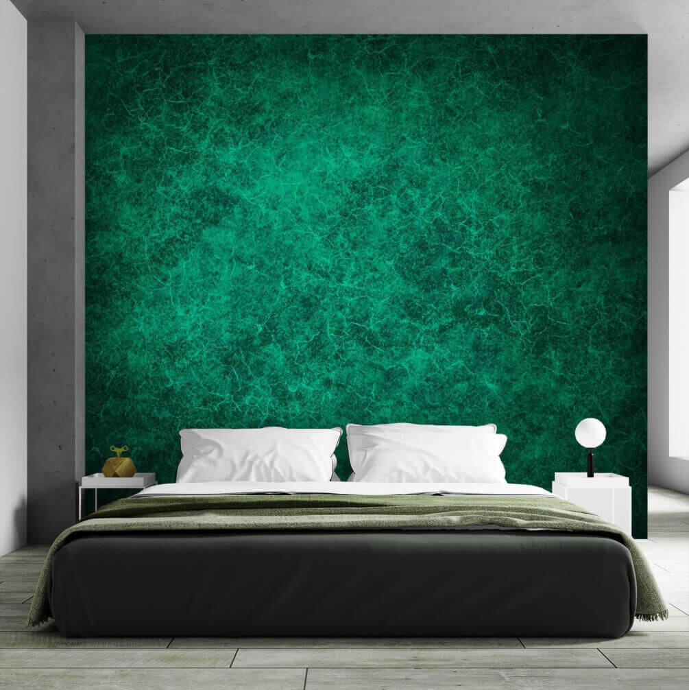 u46532pib1m.jpg Papier peint – Texture vert émeraude effet patiné – Image 1