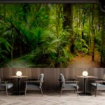 Papier peint – Sentier au cœur d’une forêt tropicale