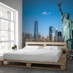 Papier peint – Statue de la Liberté et skyline de New York