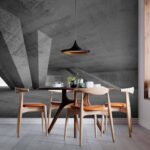 Papier peint – Volumes architecturaux gris effet béton
