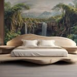 Papier peint – Cascade dans une forêt tropicale