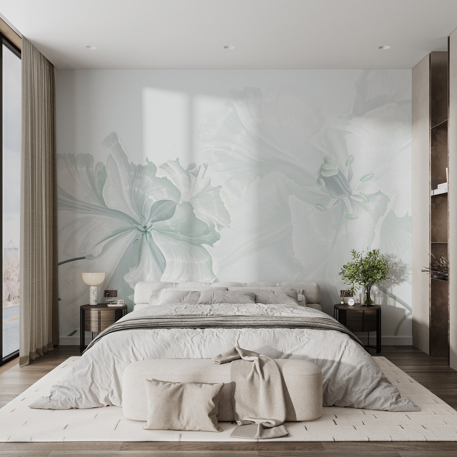 w02566v1pib4ms.jpg Papier peint – Fleurs vert tendre en transparence – Image 1