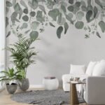 Papier peint – Eucalyptus vert en cascade