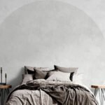 Papier peint – Texture gris clair effet patiné