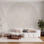 Papier peint – Texture beige clair effet patiné