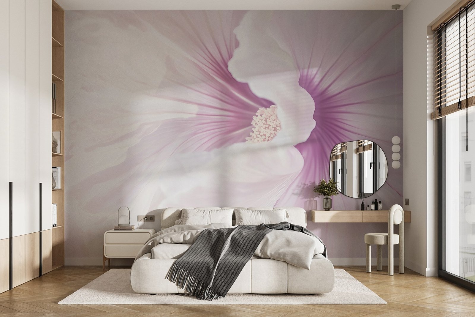 w03291pib1mr.jpg Papier peint – Pétales blancs et mauves en transparence – Image 1