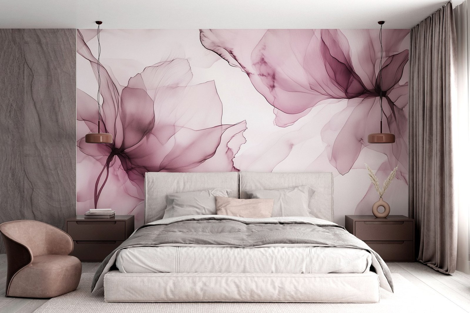 w03406v1pib19r.jpg Papier peint – Magnolias mauves en transparence – Image 1