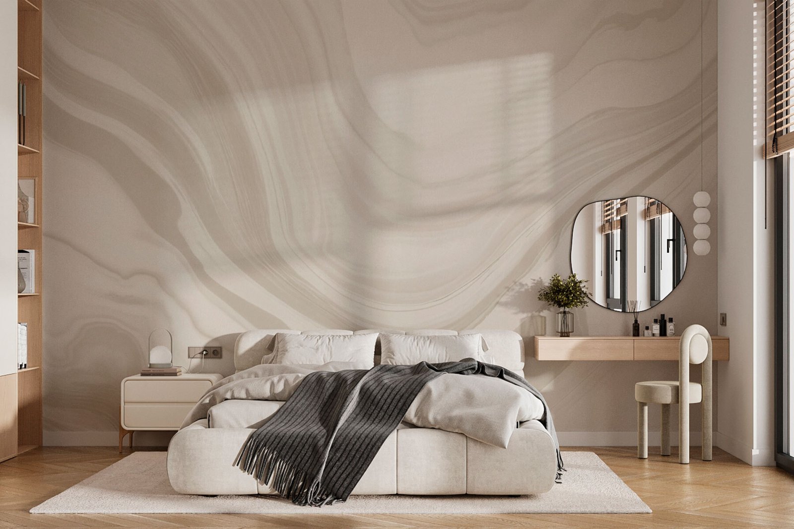 w03744v1pib1r.jpg Papier peint – Courbes soyeuses beige et crème – Image 1