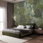 Papier peint – Canopée verte vue de dessus
