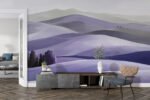 Papier peint – Dunes et collines violettes