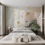 Papier peint – Bouquet pastel au rendu pictural