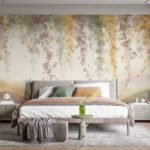Papier peint – Feuillage d’automne en cascade